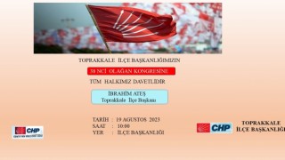 Başkan Ateş’den kongreye davet