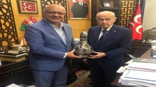 Başkan Ergün, MHP Genel Başkanı Bahçeliye Manisadaki çalışmaları anlattı