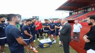 Başkan Özlü Düzcesporun yeni stadını inceledi