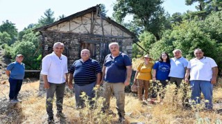 Başkan Uysal, yaylada çocukluk arkadaşlarıyla buluştu