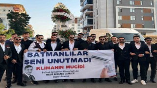 Batmanlılar takım elbise giyip klimanın kaşifini andı