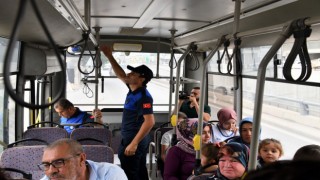 Belediyeden toplu taşıma araçlarında klima denetimi