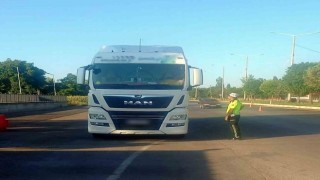 Beyşehirde yasağa uymayan yüksek tonajlı araçlara ceza