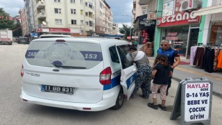 Bilecikte zabıtalar dilenci avında