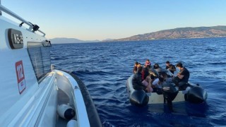 Bodrumda 13 düzensiz göçmen kurtarıldı, 25i yakalandı