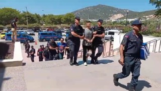 Bodrumda silahlı çalışmanın zanlıları adliyeye sevk edildi