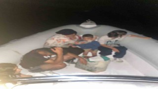 Bodrumda Türk karasularına itilen 6 göçmen kurtarıldı