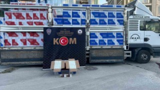 Boluda 5 milyon değerindeki kaçak sigara ürünleri ele geçirildi
