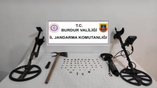 Burdurda 56 adet sikke ele geçirildi