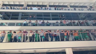 Çankaya Belediyesi personelinden Başkan Taşdelene protesto