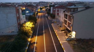 Çengel Caddesine sıcak asfalt