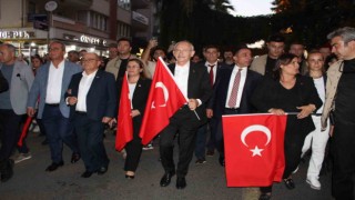 CHP Lideri Kılıçdaroğlu, Aydındaki Zafer Yürüyüşüne katıldı