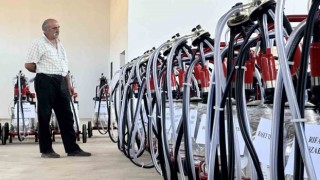 Çiftçilere yüzde 70 hibe ile 122 adet süt sağım makinesi dağıtıldı