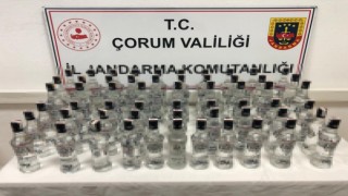 Çorumda kaçak alkol operasyonu