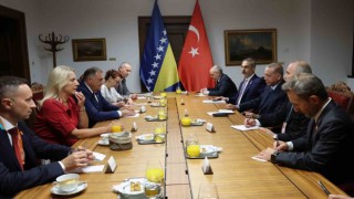 Cumhurbaşkanı Erdoğan, Bosna Hersek Devlet Başkanlığı Konseyi üyeleriyle görüştü