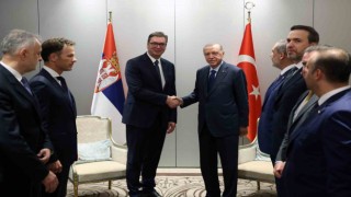 Cumhurbaşkanı Erdoğan, Sırbistan Cumhurbaşkanı Vuçic ile görüştü