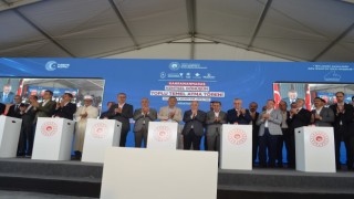 Cumhurbaşkanı Erdoğan startı verdi, Kahramanmaraşta ilk temeller atıldı