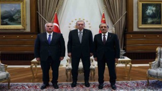 Cumhurbaşkanı Erdoğan, Yargıtay Başkanı ve Yargıtay Cumhuriyet Başsavcısını kabul etti