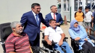 Cumhurbaşkanı Yardımcısı Cevdet Yılmaz, Nurdağında incelemelerde bulundu