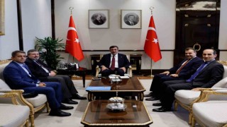 Cumhurbaşkanı Yardımcısı Yılmaz, Eroğlunu kabul etti