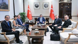 Cumhurbaşkanı Yardımıcısı Yılmaz, Avrupa Birliği Türkiye Delegasyonu Başkanı ile görüştü