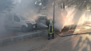 Denizlide araç ve iş yeri yangını korkuttu