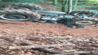 Devrilen traktörün altında kalan kişi hayatını kaybetti