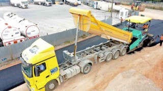 Dicle sokağa 700 ton asfalt serildi
