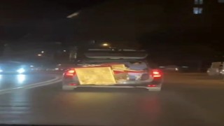 Duyarsız sürücü trafiği tehlikeye attı