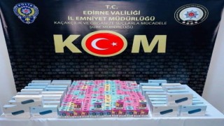 Edirnede gümrük kaçağı 260 elektronik sigara ele geçirildi