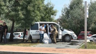 Ekip otosu otomobile çarptı: 3ü polis 4 yaralı