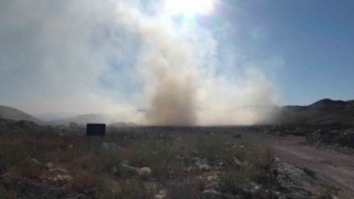 Elazığ OSBde yakılan katı atıklar vatandaşların tepkisini çekiyor