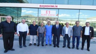 ERVAK tan Şehir Hastanesi Başhekimi Töre ziyaret