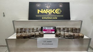 Erzincanda 12 kilo 600 gram eroin ele geçirildi