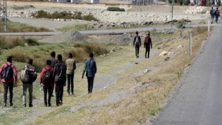 Erzincanda jandarma ekiplerince 1 ayda 185 kaçak göçmen yakalandı