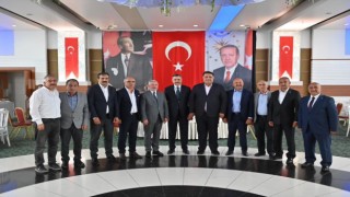 Erzuruma atanan Vali Mustafa Çiftçi için veda yemeği