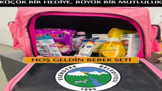 Esendere Belediyesinden anne adaylarına hoş geldin bebek seti