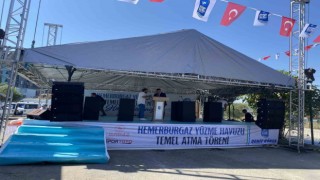 Eyüpsultanda 3. yüzme havuzunun temeli düzenlenen törenle atıldı