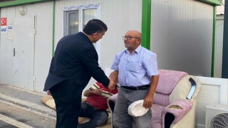 Fadıloğlu, depremzedeler ile bir araya geldi