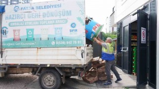 Fatsada aylık toplanan atık miktarı 210 tona ulaştı