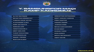 Fenerbahçe, Samsuna 9 eksikle gitti