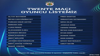 Fenerbahçe'nin yeni transferleri Cengiz ve Fred Twente maçı kadrosunda