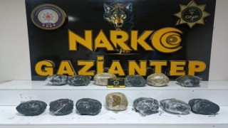 Gaziantepte 8 kilo skunk ele geçirildi