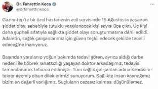 Gaziantepte doktora darp olayında tutuklu sayısı 3e çıktı