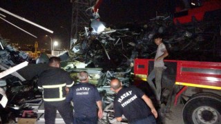 Geri dönüşüm tesisi yangını çevreye sıçramadan söndürüldü