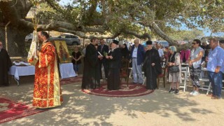 Gökçeadada Meryem Anayı anma günü ayini yapıldı