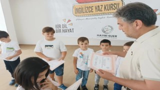 Gölpazarında düzenlenen İngilizce kursu sona erdi