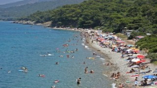 Güzelçamlı Milli Parkı serinlemek isteyenlerin ilk tercih ettiği yer oldu