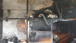 Hatayda evde çıkan yangın söndürüldü