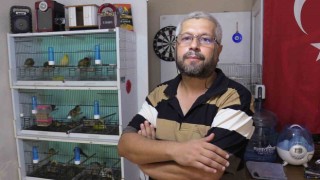 Hobi olarak başladı, şimdi 50 kuşu var
